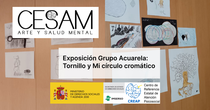 El Creap de Valencia y Cruz Roja inauguran una nueva exposición en el Cesam:«Grupo Acuarela»