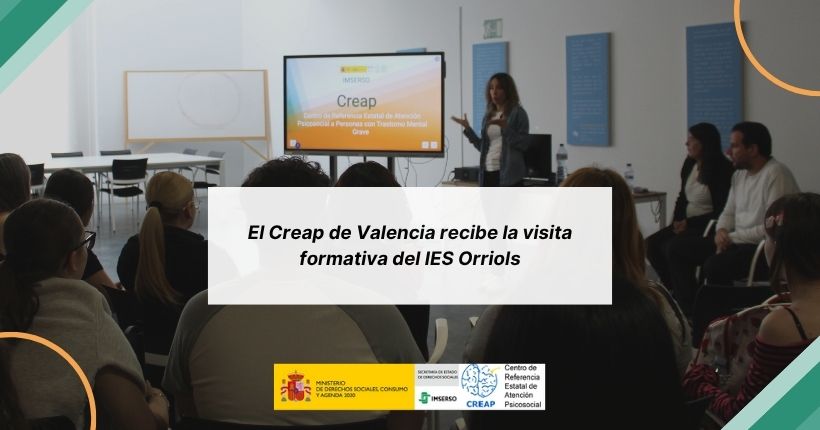 El Creap de Valencia recibe la visita formativa del IES Orriols