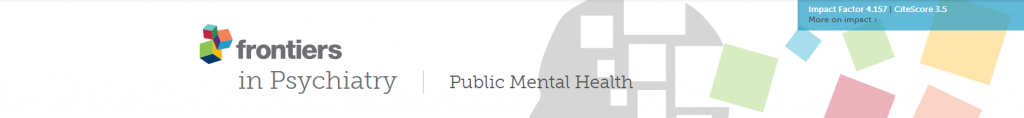 Frontiers in Psychiatry. Public Mental Health