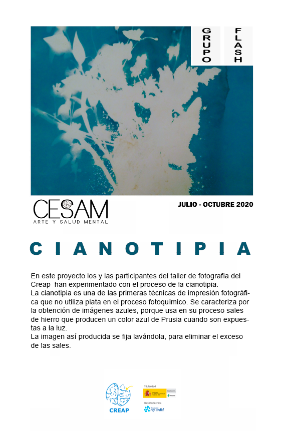 Cartel Proyecto Cianotipia Cartel Proyecto Cianotipia