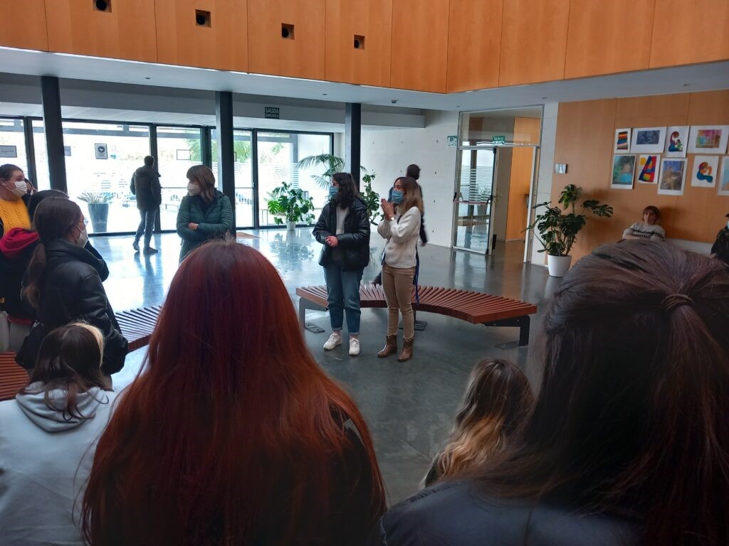 Ies Serpis durante su visita al Creap