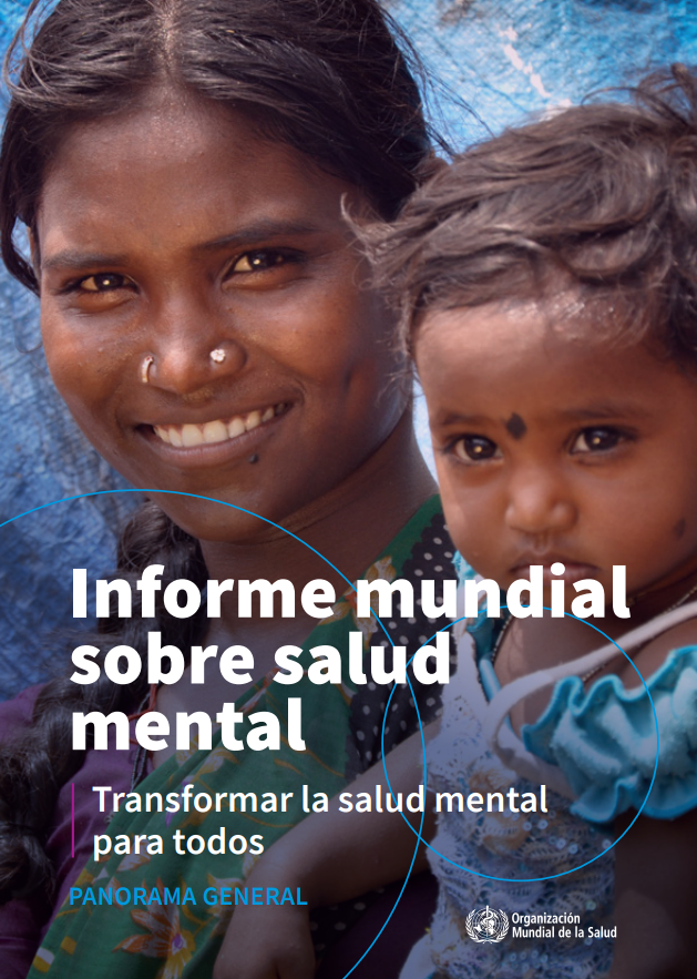 Portada del Informe Mundial de Salud Mental de la OMS Portada del Informe Mundial de Salud Mental de la OMS