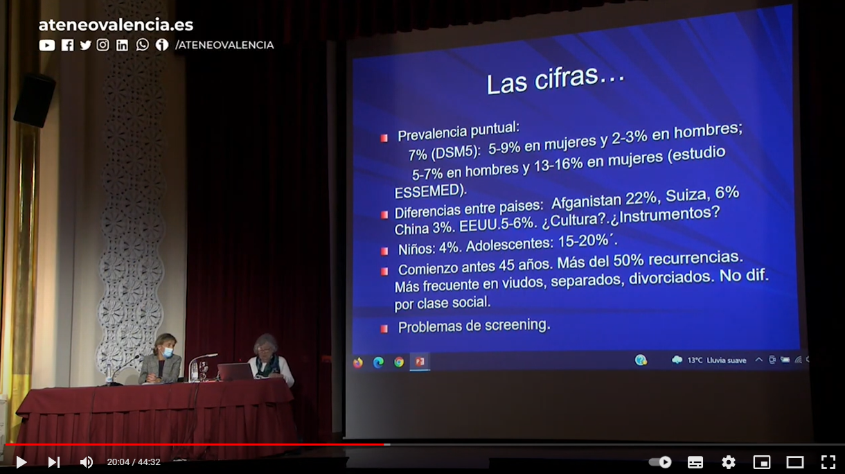 Captura de la conferencia online Captura de la conferencia online