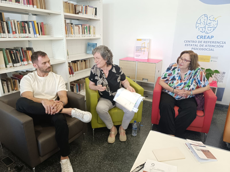 De izquierda a derecha, Álvaro Alcaina, Imma Manyes y María Montes