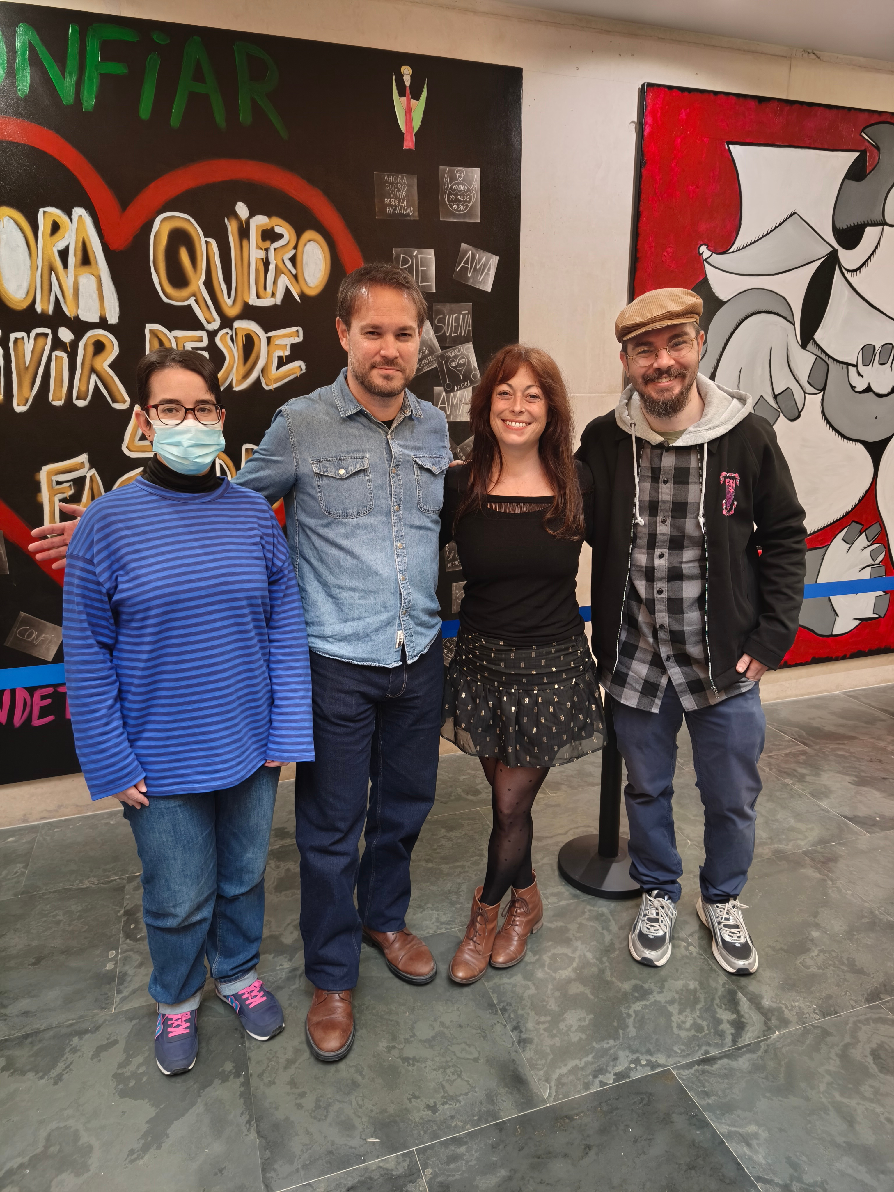 Presentación de los murales artísticos