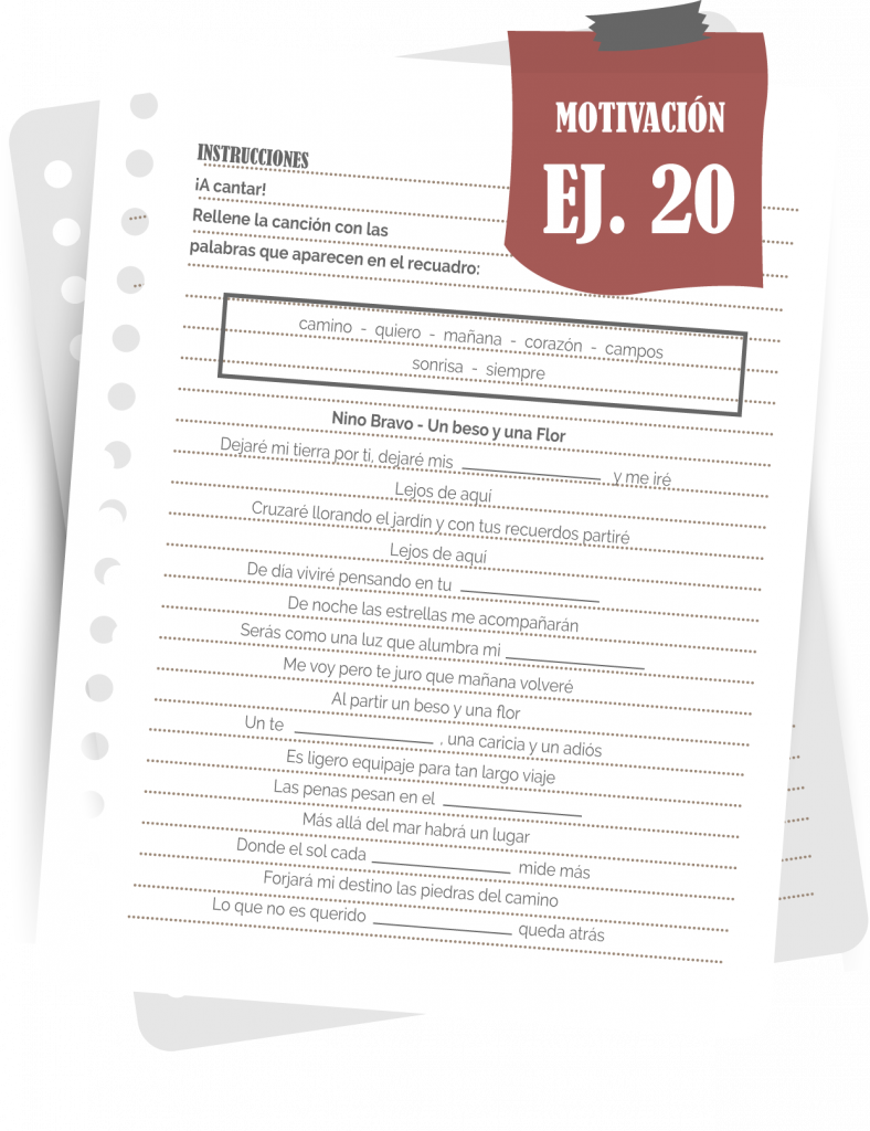 Imagen del ejercicio 20 de motivación