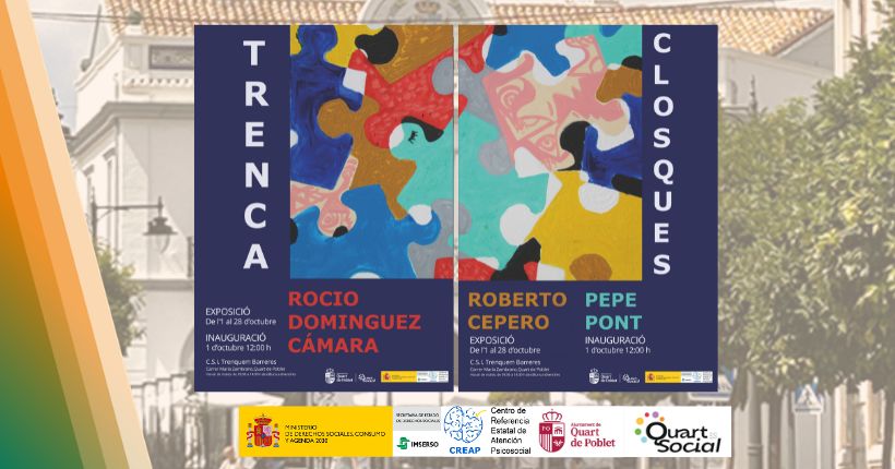 Imagen con los carteles de la exposición