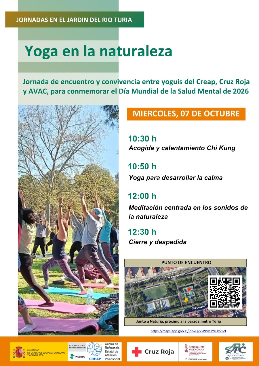 Cartel de la Jornada de Yoga