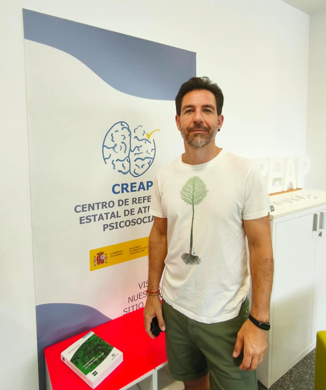 Francisco Cháfer Ortiz, Educador Social que presta sus servicios en el Creap a través de Grupo 5 Acción y Gestión Social S.A.U.